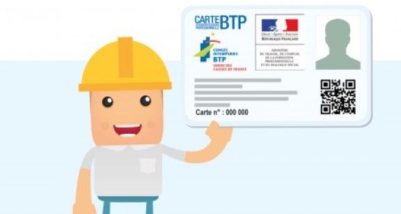 La carte professionnelle du BTP est arrivée