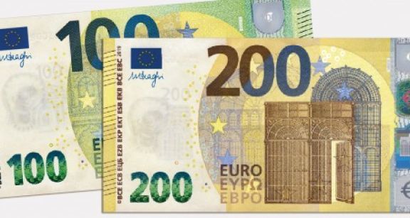 De nouveaux billets de 100 € et 200 € à compter du 28 mai