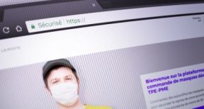 Une plate-forme de commandes de masques pour les entreprises