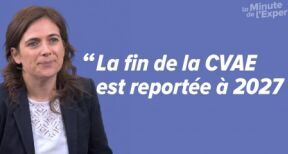 Report de la suppression définitive de la CVAE