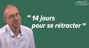 Le droit de rétractation du consommateur